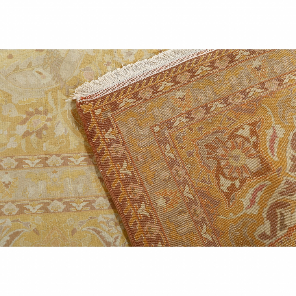 Vintage Tabriz-12'10 x 9'11-5106 - Damoka